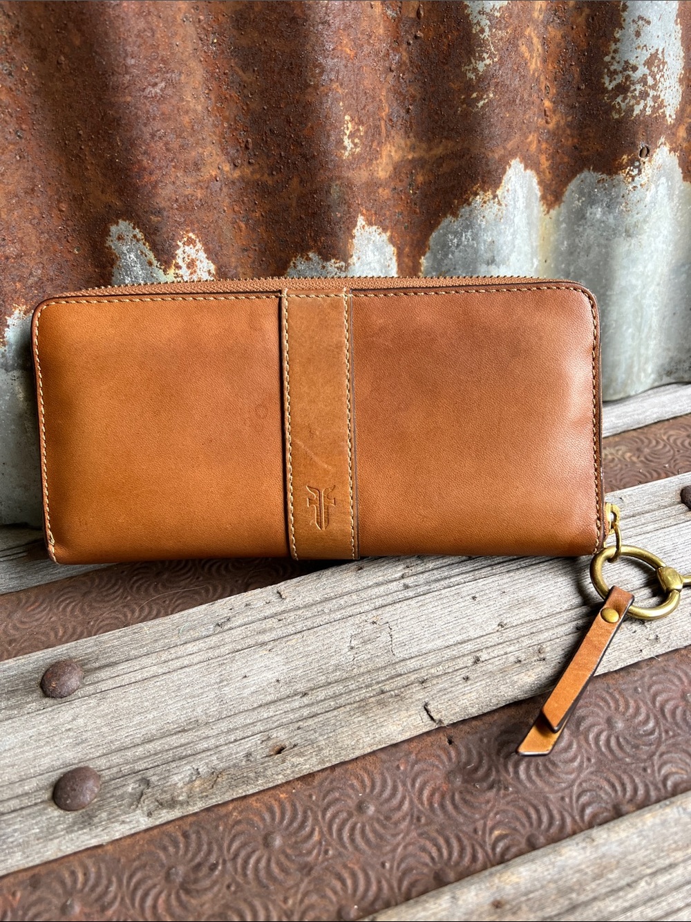 Frye Ilana Harness Distressed Zip - great Patina from being used